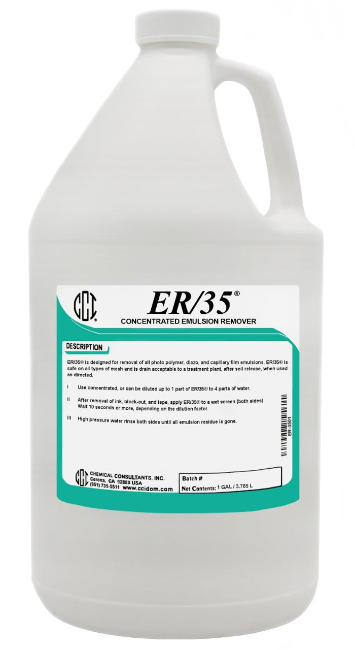 ER/80 - Super Concentrate Emulsion Remover — Beckmar Ink